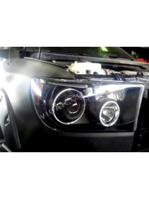 Передние линзовые фары с диодами Toyota Tundra